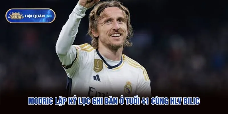 Modric lập kỷ lục ghi bàn ở tuổi 41 cùng HLV Bilic