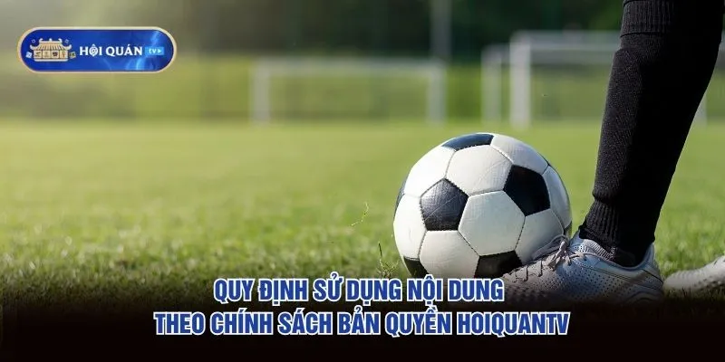 Quy định sử dụng nội dung theo chính sách bản quyền hoiquantv